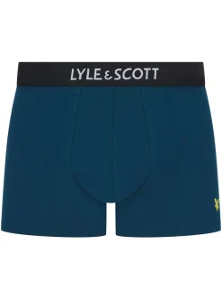 Lyle & Scott miesten bokserit, NATHAN 3-PACK BOXER Musta