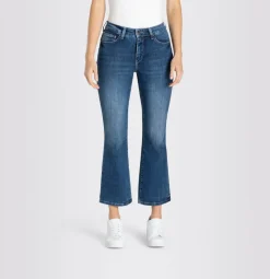 Mac Mode Naisten Farkut, DREAM KICK Sininen, Indigo