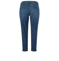 Mac naisten farkut Chino Turn Up, sininen indigo