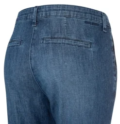 Mac naisten farkut Chino Turn Up, sininen indigo