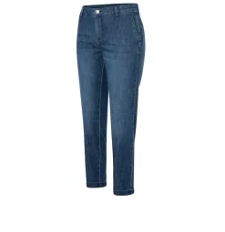 Mac naisten farkut Chino Turn Up, sininen indigo