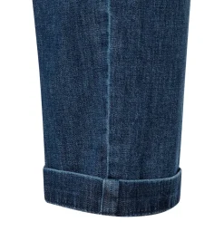 Mac naisten farkut Chino Turn Up, sininen indigo