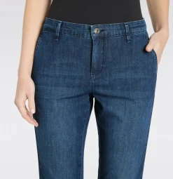 Mac naisten farkut Chino Turn Up, sininen indigo