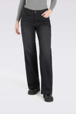 Mac Naisten Farkut Dream Wide Musta