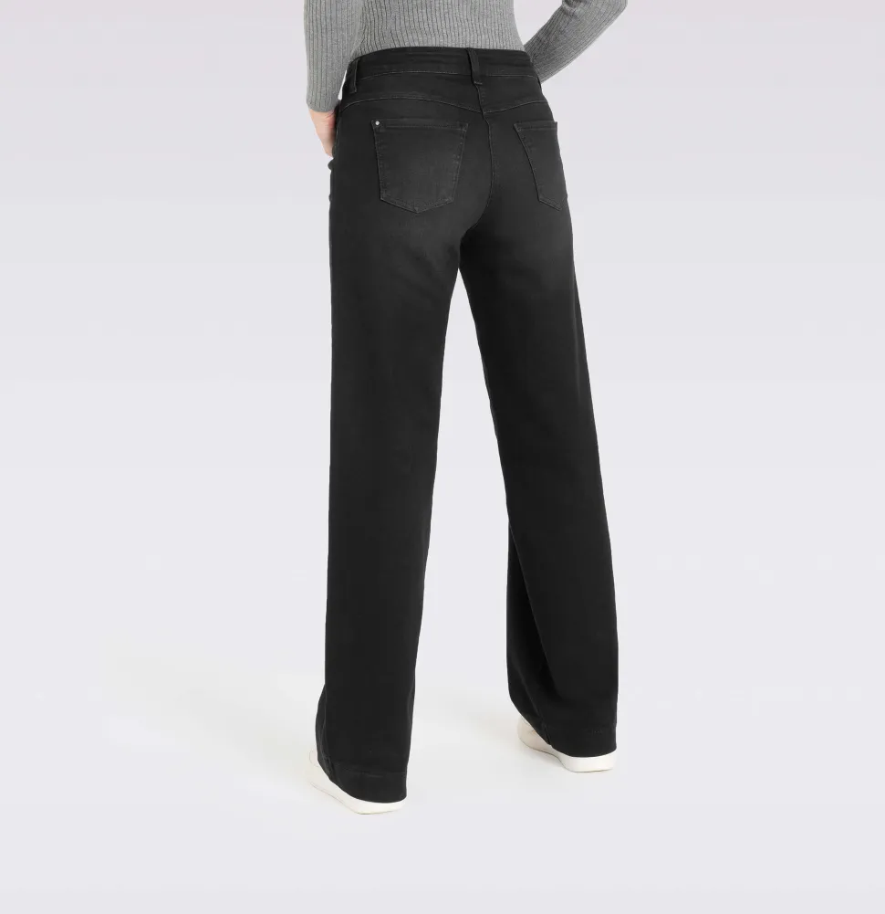 Mac Naisten Farkut Dream Wide Musta