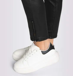 Mac Naisten Housut, RICH SLIM CHIC COATING Musta