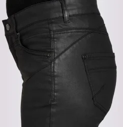 Mac Naisten Housut, RICH SLIM CHIC COATING Musta