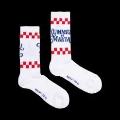 Makia Gastronomie Socks, valkoinen
