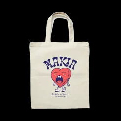 Makia kassi, HEARTACHE TOTE BAG Luonnonvalkoinen
