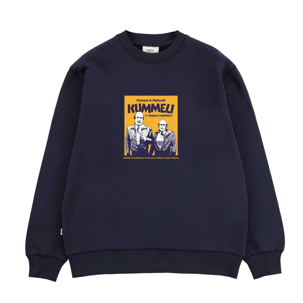 Makia Kummeli A-ryhmä Sweatshirt, tummansininen