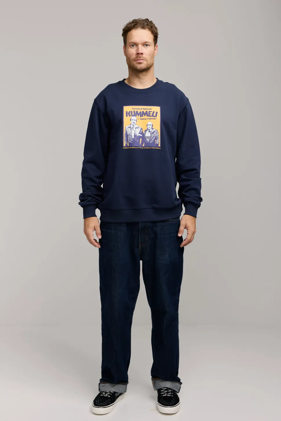 Makia Kummeli A-ryhmä Sweatshirt, tummansininen