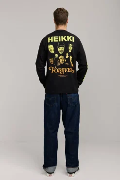 Makia Kummeli Heikki Long Sleeve Shirt, musta