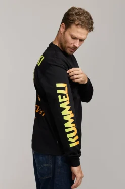 Makia Kummeli Heikki Long Sleeve Shirt, musta