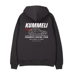 Makia Kummeli Racing Hooded Sweatshirt, musta