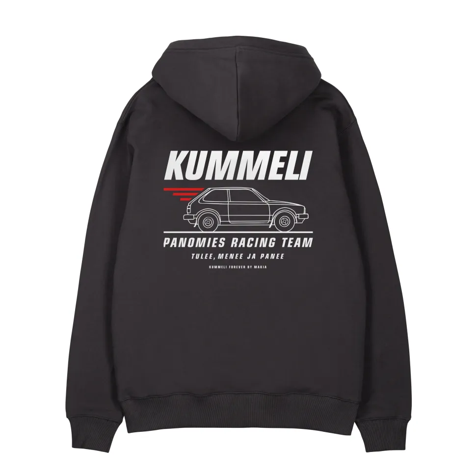 Makia Kummeli Racing Hooded Sweatshirt, musta