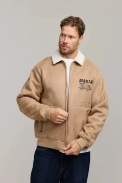 Makia Kummeli Racing Jacket, beige