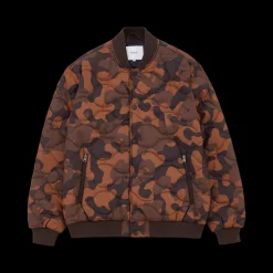 Makia Miesten Bombertakki, GRAVITY JACKET Oranssi Kuosi