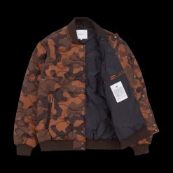 Makia Miesten Bombertakki, GRAVITY JACKET Oranssi Kuosi