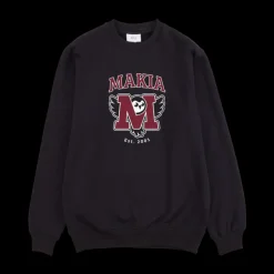 Makia Miesten Collegepaita, K UGLA SWEATSHIRT Musta