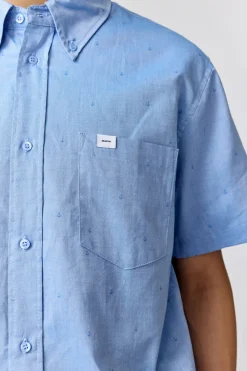 Makia miesten kauluspaita, ANCHORS SHIRT SS Keskisininen