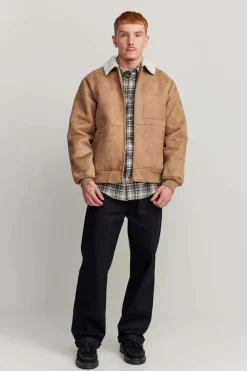 Makia miesten takki, Author Jacket Vaaleanruskea