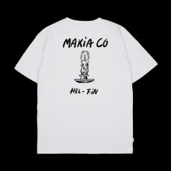 Makia miesten t-paita, Cosy T-shirt Valkoinen