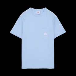 Makia miesten t-paita K Square Pocket t-shirt, vaaleansininen