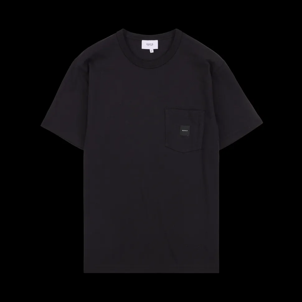 Makia miesten t-paita K Square Pocket t-shirt, musta