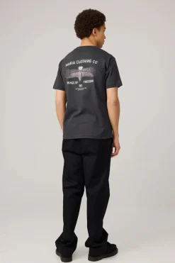 Makia miesten t-paita Wings T-shirt, musta