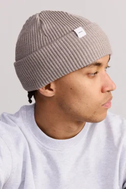 Makia miesten villapipo, MERINO CAP Vaaleanruskea