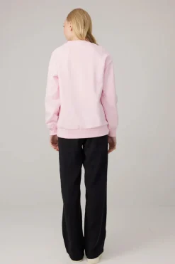 Makia naisten collegepaita Makia Sweatshirt, vaaleanpunainen