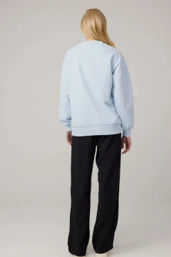 Makia naisten collegepaita Makia Sweatshirt, vaaleansininen