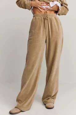 Makia naisten housut Anne Trousers, vaalea beige