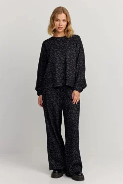 Makia naisten housut, LAILA TROUSERS Musta Kuosi