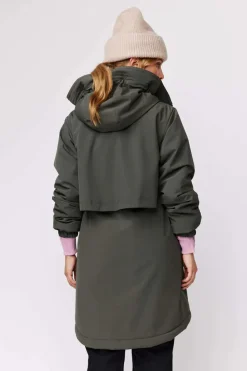 Makia naisten takki, K-LAINA JACKET Tummanvihreä