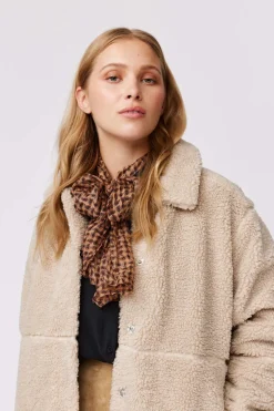 Makia naisten teddytakki, ALINA COAT Luonnonvalkoinen