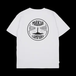 Makia T-Paita Harmaja T-Shirt, Valkoinen
