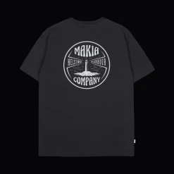 Makia T-Paita Harmaja T-Shirt, musta