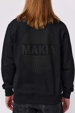 Makia Unisex Collegepaita, KAAMOS SWEATSHIRT Musta