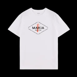 Makia unisex t-paita, SEASIDE T-SHIRT Valkoinen