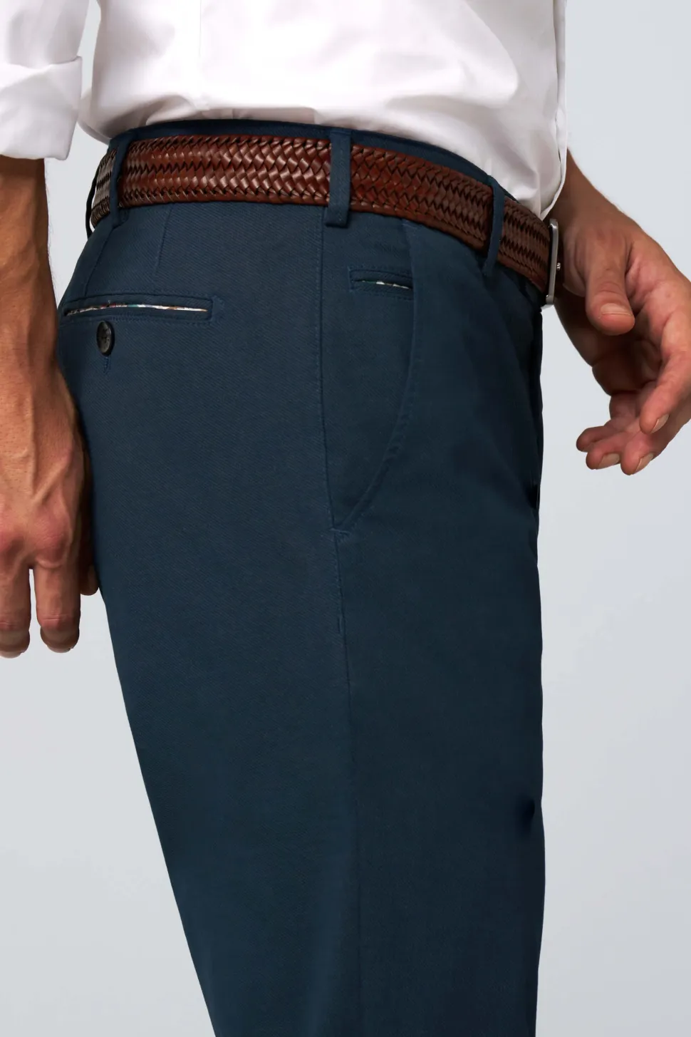 Meyer miesten housut, BONN 5055 Tummansininen