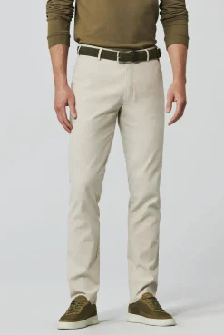 Meyer miesten housut, BONN LINEN COTTON TROUSER Beige
