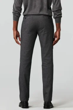 Meyer Miesten Housut, BONN 5585 HERRINGBONE Keskiharmaa