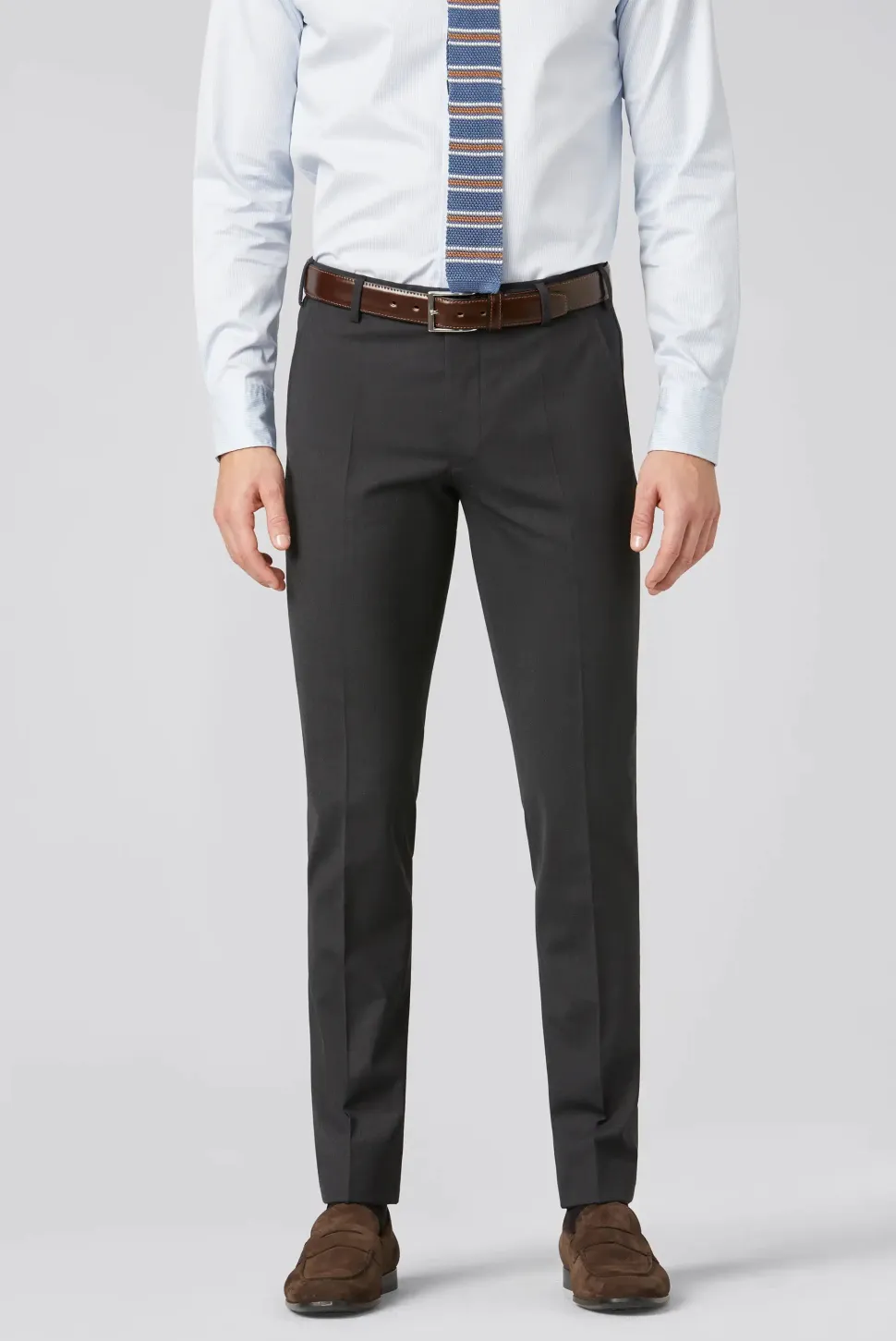 Meyer miesten housut ROMA 344, tummanharmaa