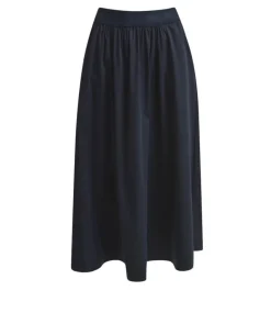 Milano Italy naisten hame, MIDSKIRT Tummansininen