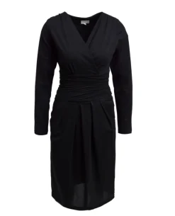 Milano Italy Naisten Mekko, DRESS W WRAP Musta