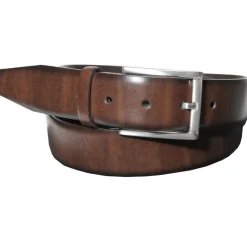 Monti Miesten Nahkavyö Tummanruskea