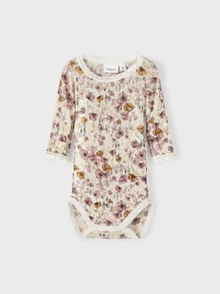 Name It body, NBFWANG WOOL NEEDLE LS BODY Beige Kuosi