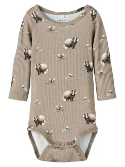 Name It Body, NBMLINNUS LS BODY Beige