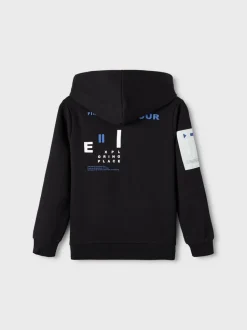 Name It huppari, NKMLESIMON LS SWEAT CARD Musta